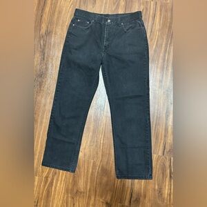 Men’s black denim pants